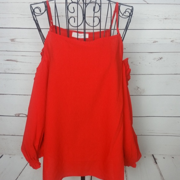 Elodie Tops - Elodie Cold Shoulder Top
